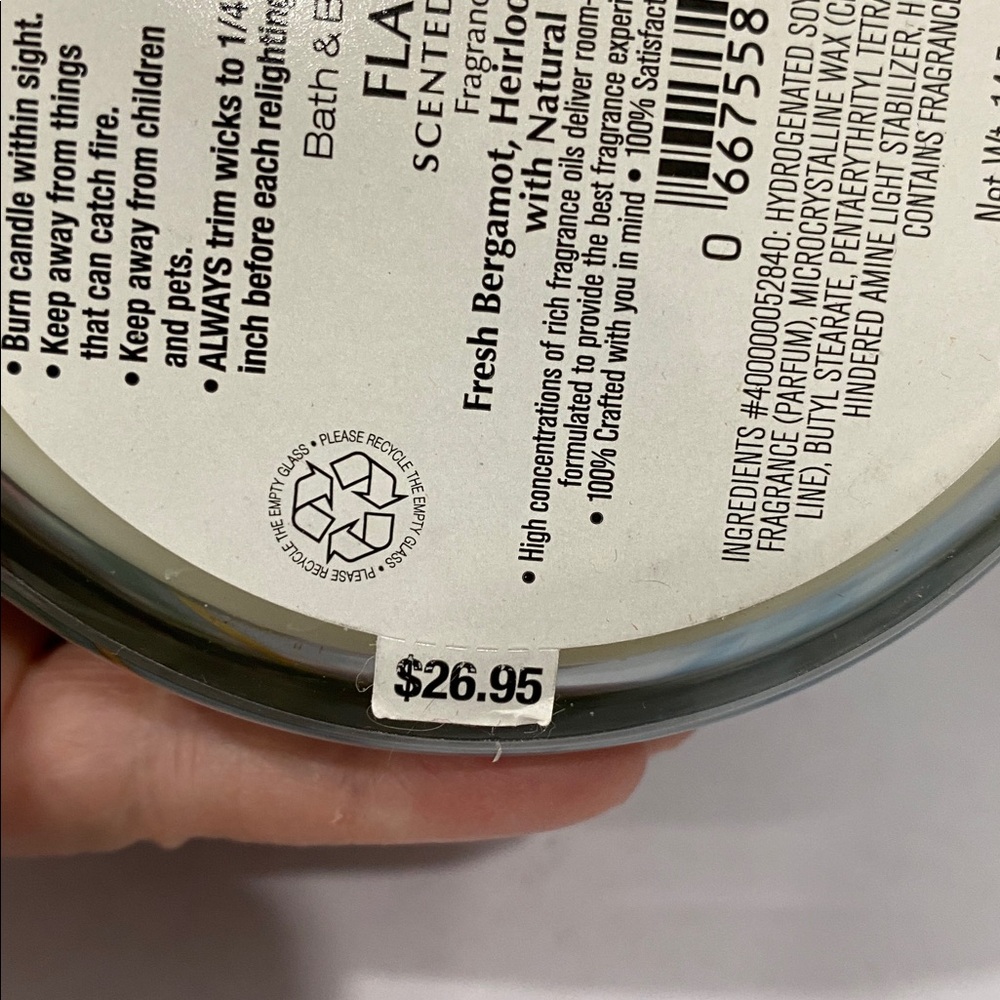 Bath & Body Works “Flannel” NEW 3 Wick Candle - Picture 6 of 6
